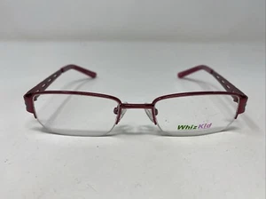 Whiz Kid Collection 40 Burgundy 45-17-125 Half Rim Metal Eyeglasses Frame !U20 - Picture 1 of 8