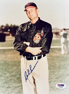 Bob Lemon Cleveland Indians HOF autographed 8 x 10 photograph - PSA/DNA - Picture 1 of 5