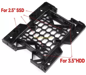 2.5 / 3.5 to 5.25 Drive Bay Computer Case Adapter HDD Mounting Bracket SSD - Afbeelding 1 van 10