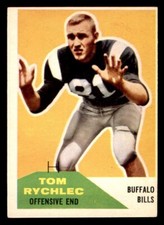 1960 Fleer Football #85 Tom Rychlec EX *d2
