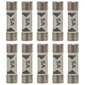 10x 5 Amp Consumer Unit Fuse BS1361 Lighting Circuit Eaton Bussman C55 - Picture 1 of 3