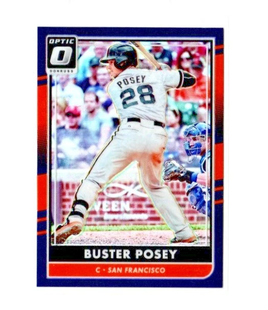 2016 Panini Donruss Optic Purple Refractor BUSTER POSEY #155   [Mint] - Image 1 of 1