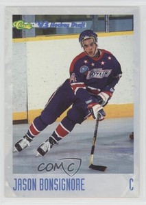 1993-94 Classic Draft Crash Numbered /15000 Jason Bonsignore #N4 Rookie RC