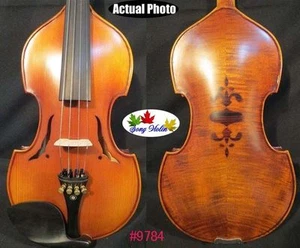 Violín estilo barroco CANCIÓN Master incrustación palo de rosa 4/4, sonido enorme y resonante #9784 - Imagen 1 de 8