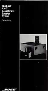 Bose AM-5 Acoustimass Speaker System Owner's Guide 1987 - Picture 1 of 3