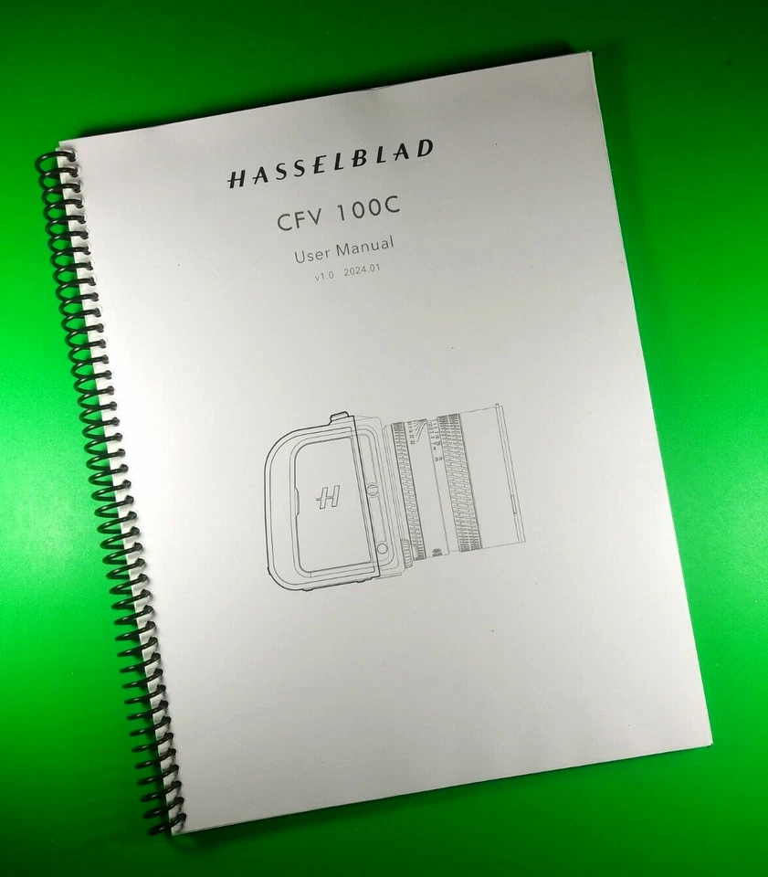 User Manual for Hasselblad 907x CFV 100C Camera, 143 Pages With Clear Covers! - Image 1 of 1