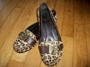 FRANCO SARTO FLAT CALF SKIN & LEATHER ~ TOGGLE BUCKLE SHOE SIZE 6 - Picture 1 of 4