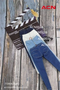 Pantalones vaqueros delgados ACNTOYS 1:6 ACN003 F 12" hembra Phicen TBLeague figura cuerpo juguete - Imagen 1 de 12
