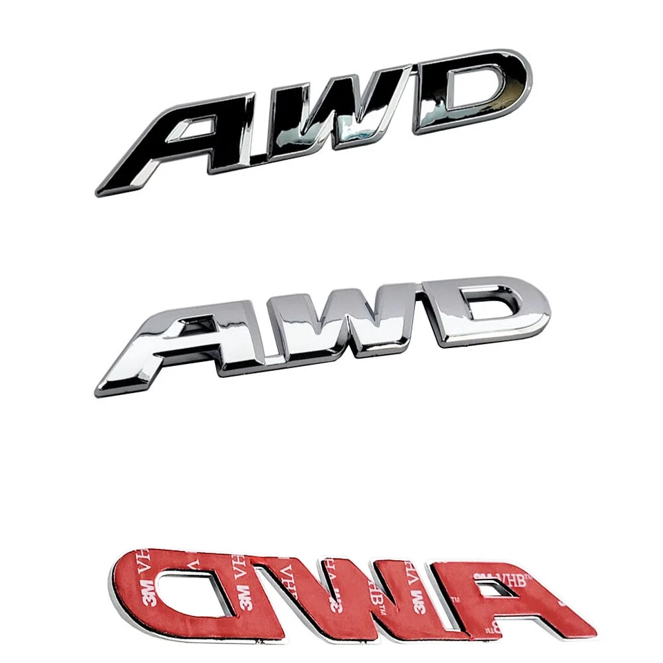 Fits Honda 17-21 CR-V CHROME AWD Emblem 75719-TLA-A00 For Pilot Ridgeline CRV - Image 1 of 1