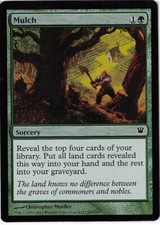 Mulch *FOIL Common* Magic MtG x1 Innistrad SP