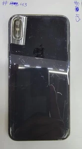 Apple iPhone X Space Gray ORIGINAL OEM Back Cover Housing Frame w/ small parts - Picture 1 of 2