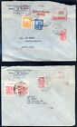 COLOMBIA 10 DIFFERENT COVERS TO ARGENTINA 1944/6, VF