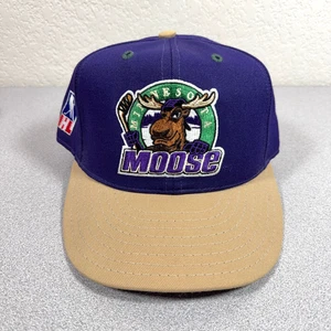 Minnesota Moose IHL Hockey Pro Line Snapback Mütze seltene Farbe lila hellbraun - Bild 1 von 13