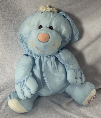Fisher-Price Puffalump 蓝熊毛绒原版 1986 复古 — 第 1/4 张图片