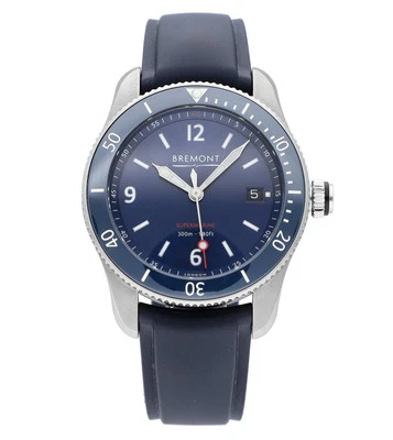 Bremont Supermarine S300 Blue Dial 40mm Automatic Men's Watch S300-BL-R-S - Image 1 of 4