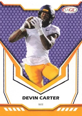 2024 SAGE HIT Low Series - Here's Something Devin Carter #27 (RC) - Image 1 of 2