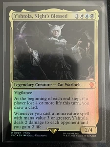 NM Surge Foil Y'shtola, Night's Blessed, MTG, Final Fantasy Commander, Magic - Picture 1 of 2