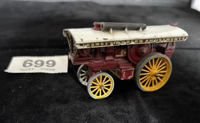 Matchbox MOY Y9 Fowler Showman’s Engine (dark maroon) - Image 1 of 4