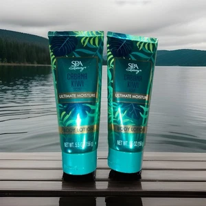 2 Stück SPA LUXUS CABANA KIWI DUFT ULTIMATIVE FEUCHTIGKEIT HAND- & KÖRPERLOTION 5,5oz - Bild 1 von 5