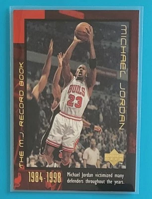 1999 Upper Deck MJ Record Book #49 Michael Jordan Chicago Bulls Basketball Card  - Image 1 of 2