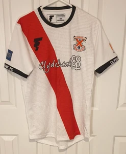 CLYDEBANK FC Scottish Football Soccer Club 2022/23 Home Farrellys Jersey Shirt. - Picture 1 of 11