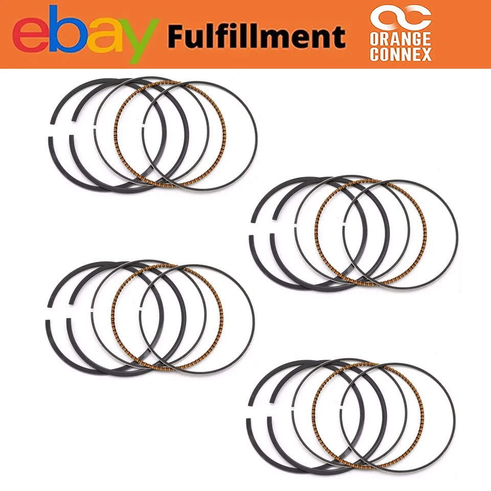 Kit de 4 anillos de pistón reconstruidos STD 76 mm para Yamaha VX1100 2005-2015 6D3-11603-00-0 Foto 1 de 4