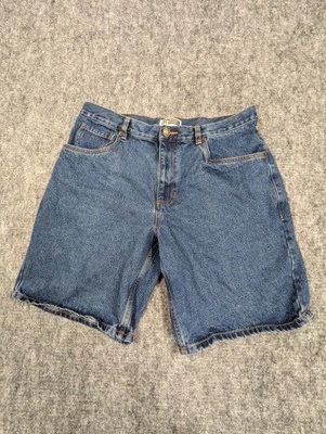 Pantalones cortos chinos de mezclilla Route 66 talla 36 ligeramente desgastados Foto 1 de 4