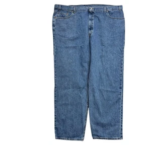 Levis 550 Jeans W48 L31 Mens Mid Blue Baggy Relaxed Vintage Made In USA (E) - Picture 1 of 6