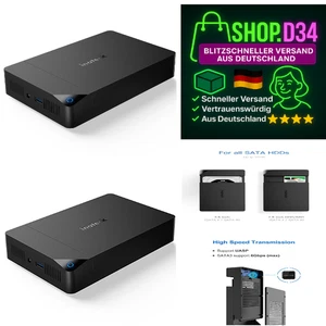 Inateck USB 3.0 SATA Gehäuse 3,5 20TB UASP - Bild 1 von 7