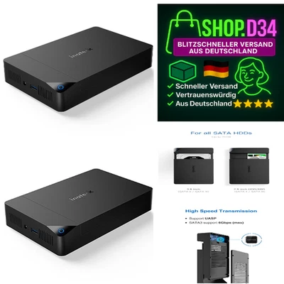 Inateck USB 3.0 SATA Gehäuse 3,5 20TB UASP - Bild 1 von 4
