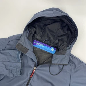 Chaqueta Burton Snowboards Para Hombre Grande Azul Gris Claro 1/2 Cremallera Años 90 Tecnología DE COLECCIÓN - Imagen 1 de 19
