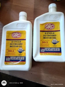 GRC 2 Cycle Outboard Motor Oil. 2 Quarts. Vintage. New.  - Bild 1 von 2