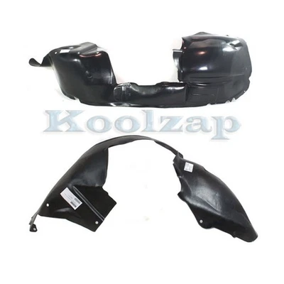 For 01-03 Caravan, 04-07 Town & Country Front Inner Fender Liner Panel SET PAIR Foto 1 de 4