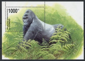 Congo 2002 : Gorilla - Good Very Fine MNH Sheet - Picture 1 of 1