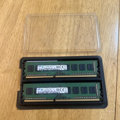 SAMSUNG 4GB 1RX8 PC3L-12800S DDR3-1600MHZ RAM 8gb total - Image 1 of 4