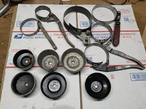 Assorted Lot Of 12 Oil Filter Wrench Sockets - Picture 1 of 9
