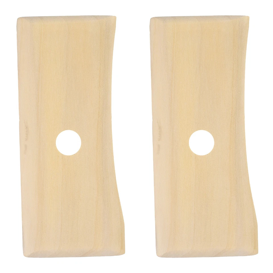 2pcs Pottery Ribs 12.7cm x 5.5cm Wooden Clay Ceramic Sculpting Tools Foto 1 de 4