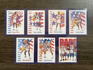 1992 Skybox Barcelona’92 7 Cards Ewing Johnson Jordan Pippen Robinson Stockton + - Picture 1 of 9