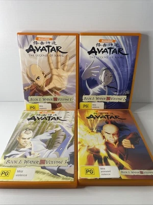 Avatar: The Last Airbender - Water : Book 1 - Vol 1  - 4 (DVD, 2005) - image 1 of 2