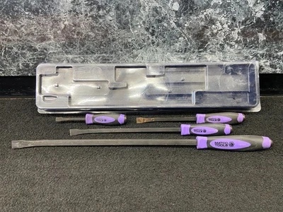 很酷! Matco Tools PBSP4C 4 件套弧形尖撬杆套装紫色手柄 — 第 1/4 张图片