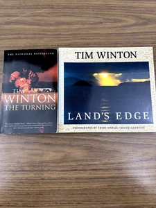 Land's Edge A Coastal Memoir by Tim Winton Trish Ainslie Softcover + The Turning - Picture 1 of 10
