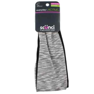 Scunci Everyday & Active Reversible Super Stretch Headwrap, 1ct, NEW AS SHOWN - Picture 1 of 3