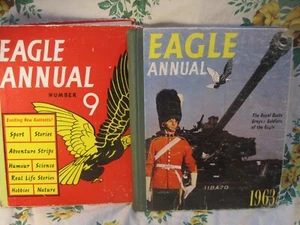 Eagle Annual 1959 and Eagle Annual -1963 (2 Hardcovers) - Picture 1 of 11