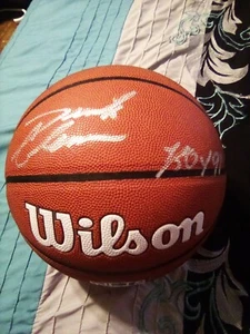 New jersey nets Wilson basketball signed by Derrick Coleman JSA - Picture 1 of 3