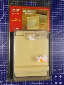 Mig Productions Big Concrete Barrieres Iraq Military type 35-276 1/35 - Imagen 1 de 1