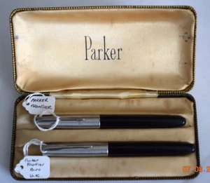 Parker FRONTIER Fountain Pen and Biro Set. Original Parker Box - Picture 1 of 3