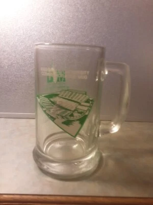 Vintage 1991 Marshall Univ. Football Schedule Glass Mug-Used - Image 1 of 4