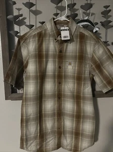 Carhartt Plaid Men’s Size Small Shirt  NWT - Picture 1 of 7
