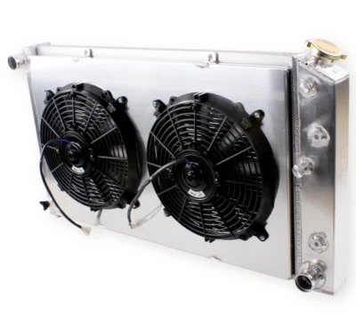 Ventilador de cubierta de radiador de 4 filas para 1968 1969 1970 1971 1972 Buick Skylark Riviera 161 Foto 1 de 4