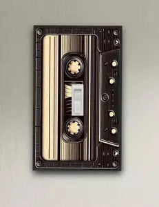 Vintage Cassette design outlet cover home decor light switch plate rocker - Picture 1 of 10